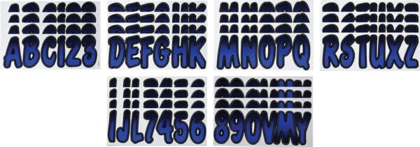 Factory Matched™ Blue Metallic/Black 3″ Registration Kit