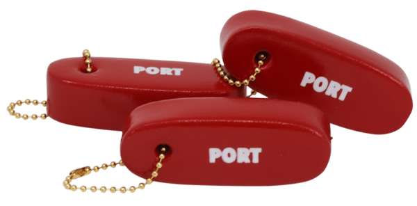 FLOATING BOATING KEY CHAIN VINYL DIPPED KEY FLOAT