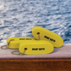 FLOATING BOATING KEY CHAIN VINYL DIPPED KEY FLOAT