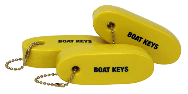 FLOATING BOATING KEY CHAIN VINYL DIPPED KEY FLOAT